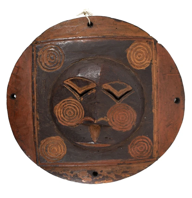 Ibibio Eket Round Mask Cross River Nigeria African Art