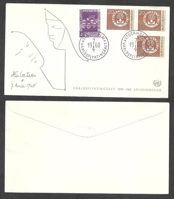 1960 Sweden First Day Cover - World Refugee Year