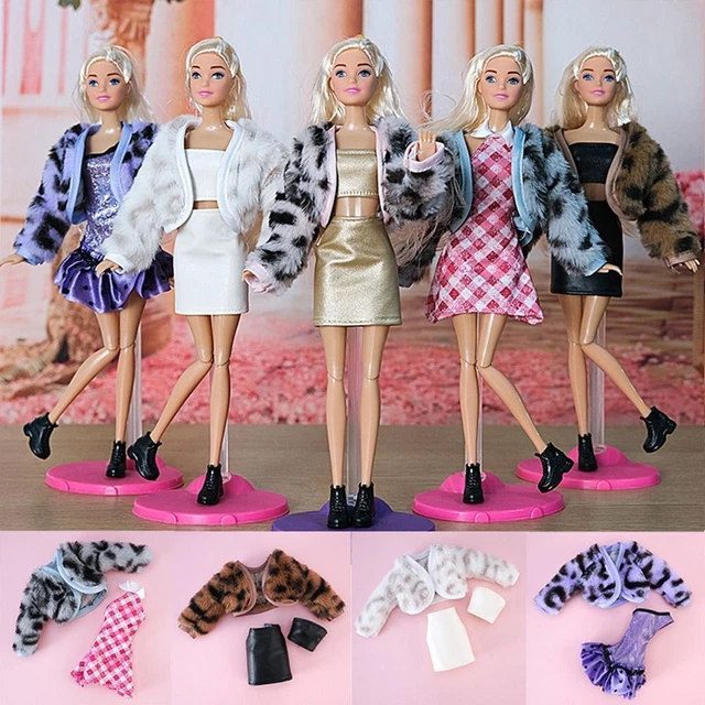 te Abbigliamento casual Gonna per bambole Cappotto di peluche Vestiti ragazza
