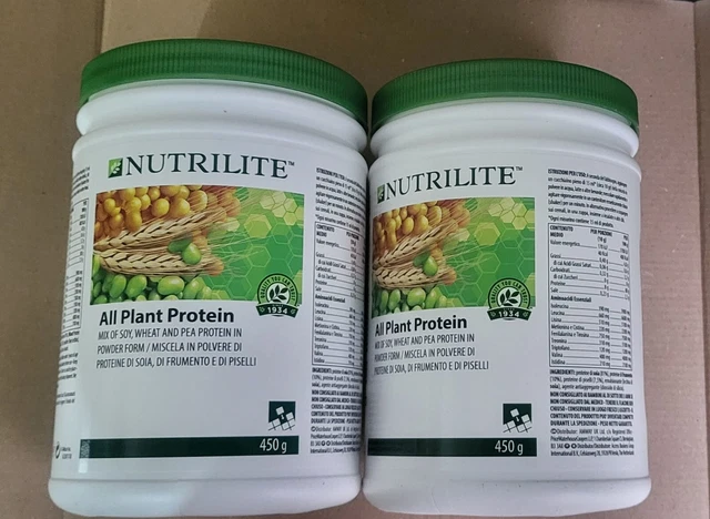 2X AMWAY NUTRILITE All Plant Protein Powder 450g|Vegan |UK Seller|Fast ...