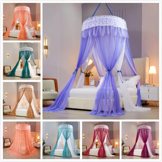 Fairy Hung Mosquito Net Double Layer Bed Canopy Princess Bed Dome Tent Curtains