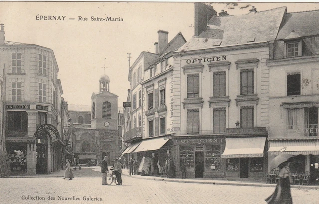 CPA 51 EPERNAY Rue Saint Martin