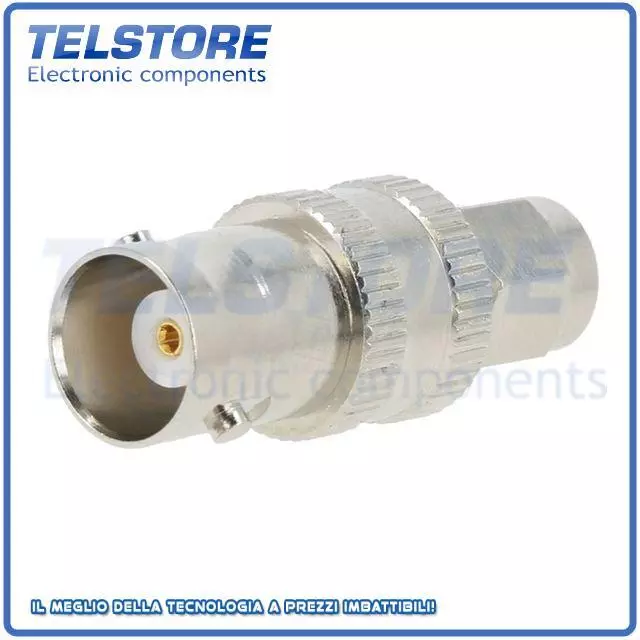 1pcs 242102 Riduttore BNC presa,SMA spina Isolamento teflon 50 ohm