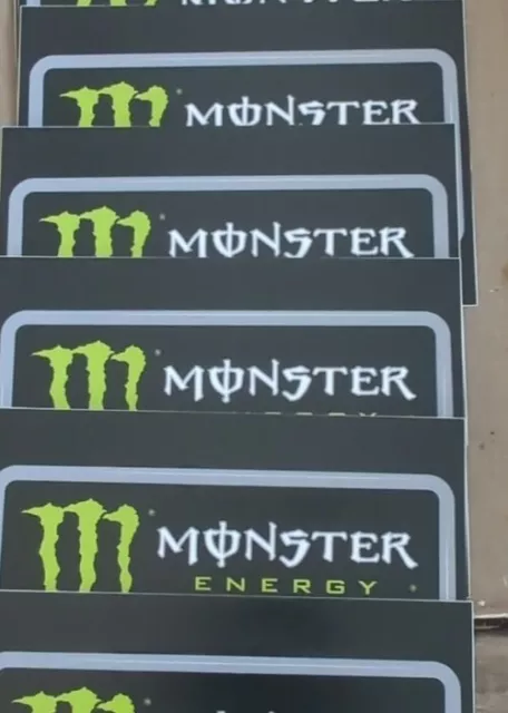 (5) Monster Energy  NASCAR CUP SERIES , NEW! Buy 2 lots get 5 Stickers free!!