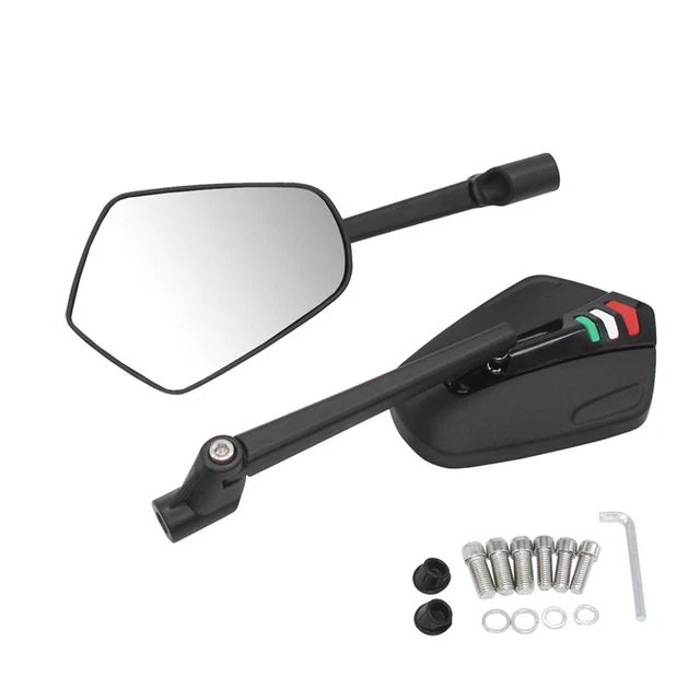 Universal CNC Motorcycle Mirrors Rearview Side Mirrors For ATV Dirt Bike ATVs