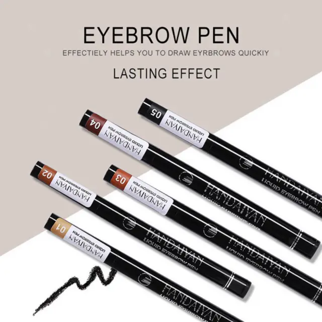 Microblading Eyebrow Pen 4 Point Make up Eye Brow Tattoo Pencil Applicator