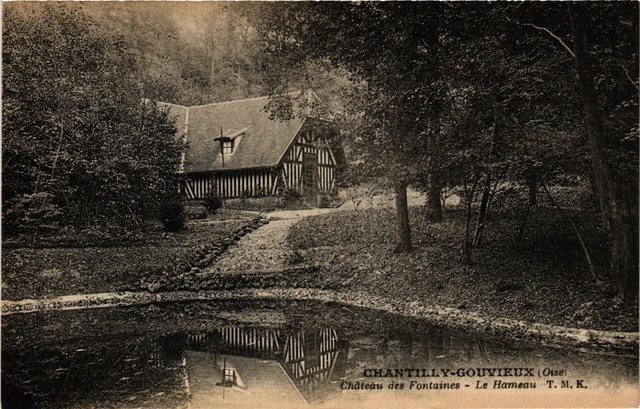 CPA AK CHANTILLY - GOUVIEUX OISE - Chateau des Fontaines. Le Hameau (423817)