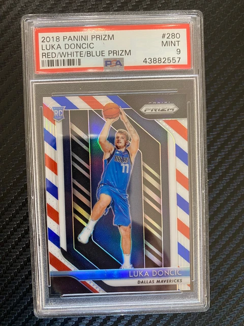 2018-19 PANINI PRIZM Luka Doncic Red White & Blue Prizm Rookie RC