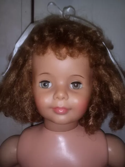 Vintage Ideal Patti Playpal Doll~Baby Face ~Auburn  Hair~Green Eyes