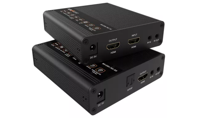 BZBGEAR 4K UHD HDMI Extender with Bi-directional IR and Zero Latency up to 230ft