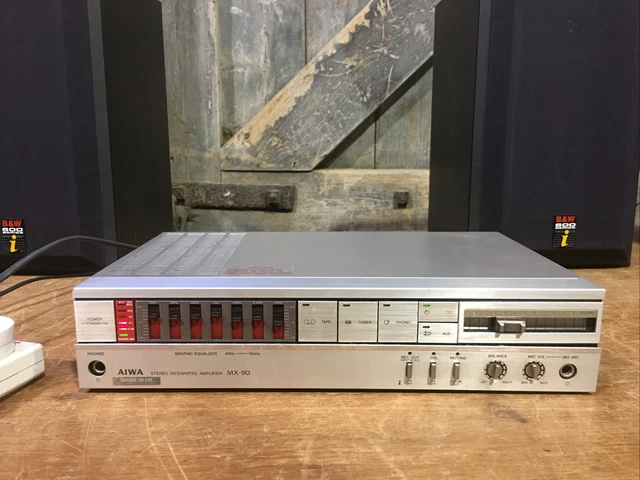 Ampli Vintage Marlux MA-2015 – Bois, Entrée Phono – Pour Pièces Ou Réparation