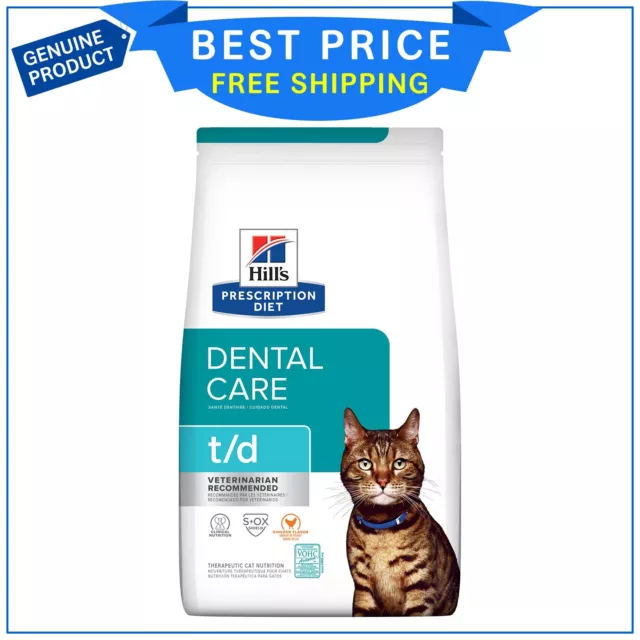 Hill's Prescription Diet t/d Dental Care Dry Cat Food 1.5 Kg