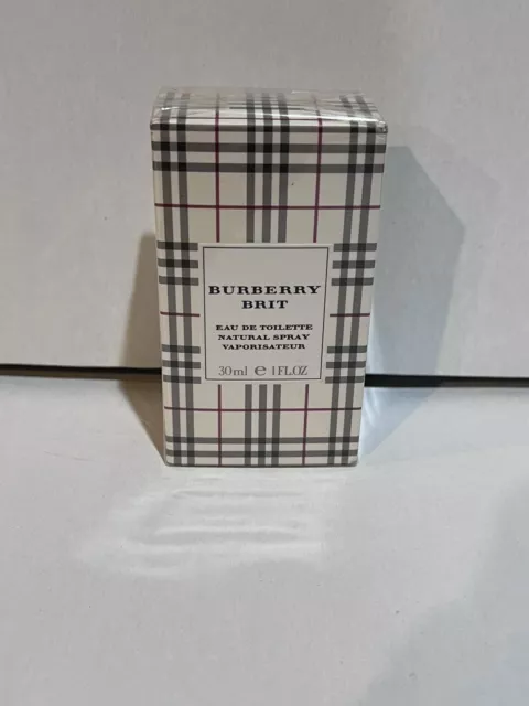 RARE ~ Burberry Brit 1.0 oz / 30mL EDT Spray Women Perfume NEW SEALED BOX