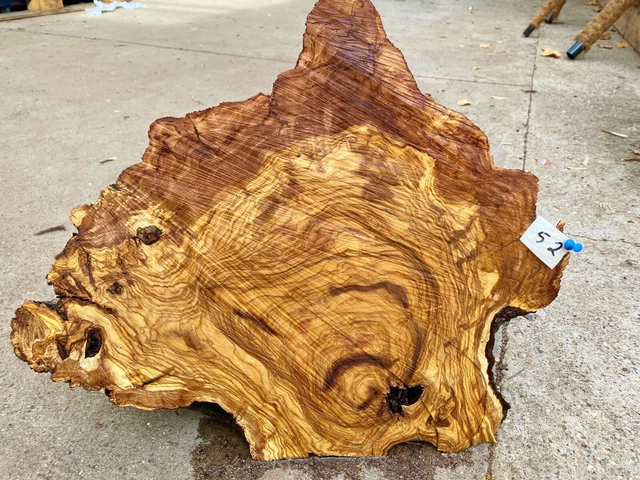 Olivenholz, Olive, Holz zum Basteln, Schnitzen, Drechseln, 7,8 kg Deko-Objekt