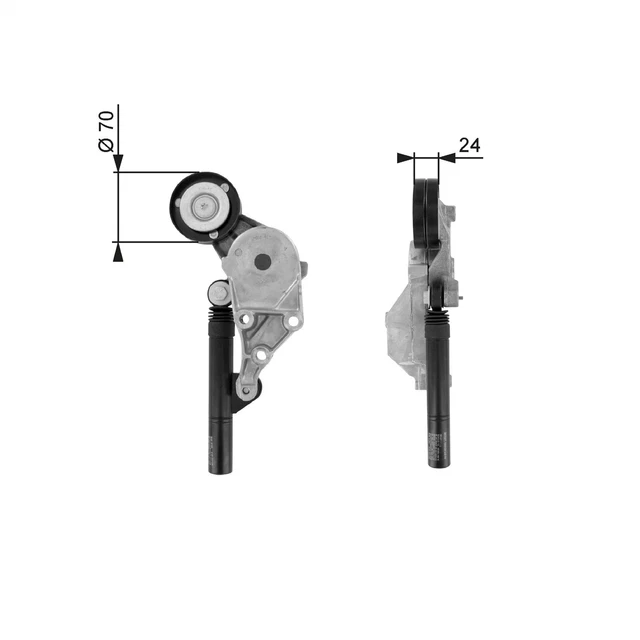 Tendeur De Courroie (Courroie D'accessoire) Vw Golf Iv 1.9 Tdi,Audi A3 1.9 Tdi