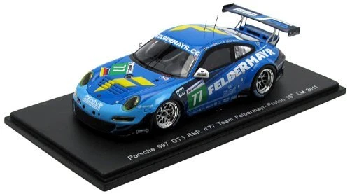 Miniature Porsche 997 GT3 RSR N°97 – Le Mans 2010 – Minichamps 1/43 (410106997) – Neuf