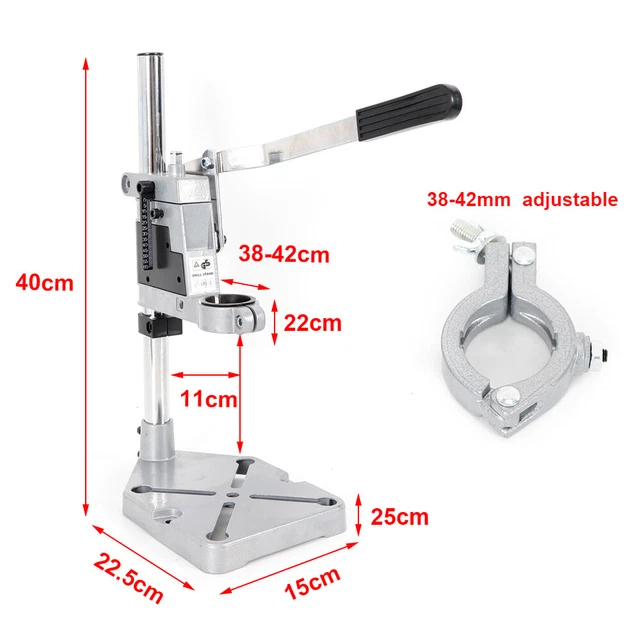 ADJUSTABLE BENCH CLAMP Drill Press Stand Workbench Tool for Drilling