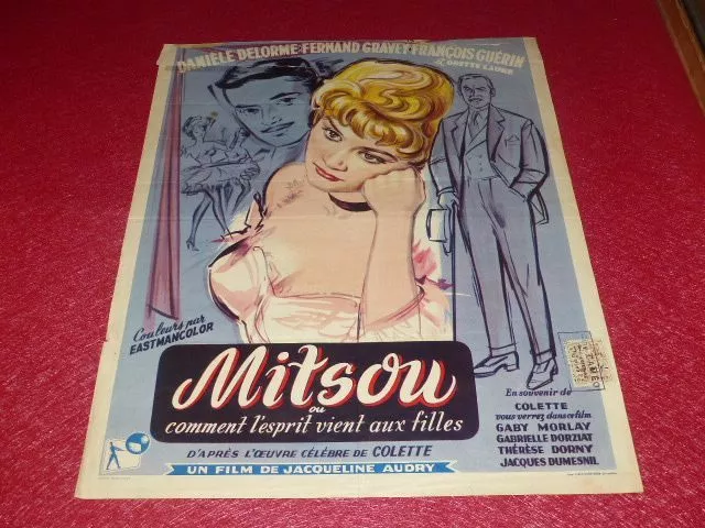 Cinema Affiche Originale  Belge - Mitsou - Colette - Daniele Delorme 1956
