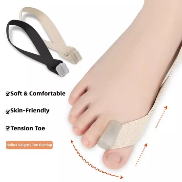 STRAIGHTENER HALLUX VALGUS Feet Sock Toe Separator Orthopedic Bunion ...