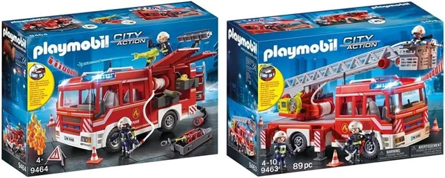 Neuf - Playmobil 9463 Camion de Pompiers avec échelle pivotante - Jeux & Jouets