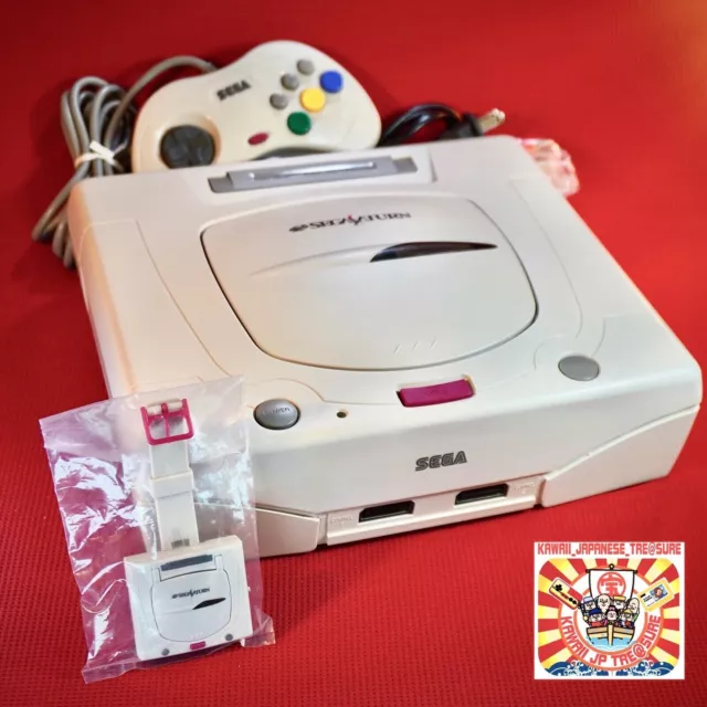 Sega Saturn Console System white HST-3220 Choose type Used Japanese only