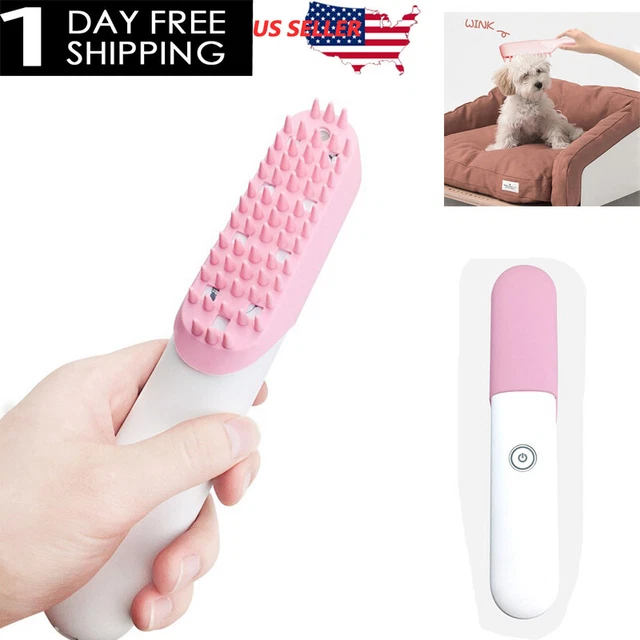 Pet Hair Remover Dog Cat Comb Grooming Deshedding Self Cleaning Brush Massage