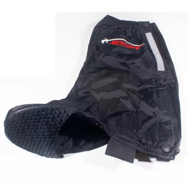 Spada Motorcycle Bike Waterproof Over Boots Overboots Outdoor One Size Black