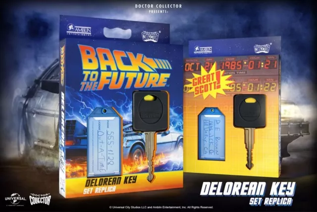 Retour vers le Futur - Réplique 1/1 clé de voiture DeLorean - Doctor Collector