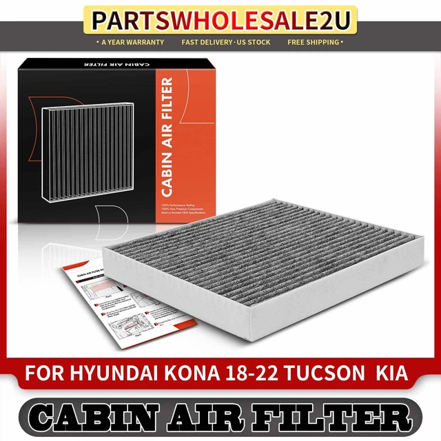 ACTIVATED CARBON CABIN Air Filter for Hyundai Tucson Veloster Venue Kia