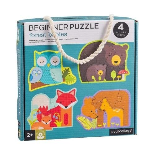 Set 4 Puzzles Iniciación Forest - Petit Collage