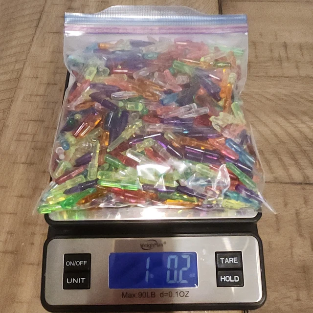 1 lb Mix Of ORIGINAL VINTAGE 60s-90s And Later LITE BRITE PEGS