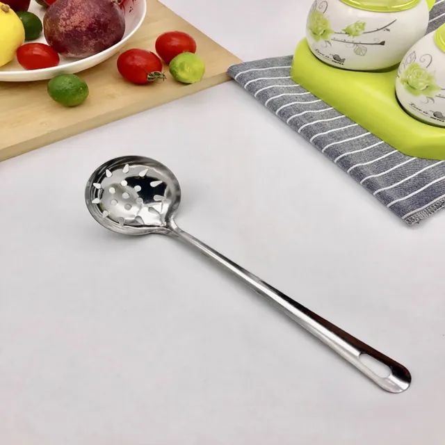 Scoop Smooth Long Handle Stainless Steel Cooking Spoon Strong