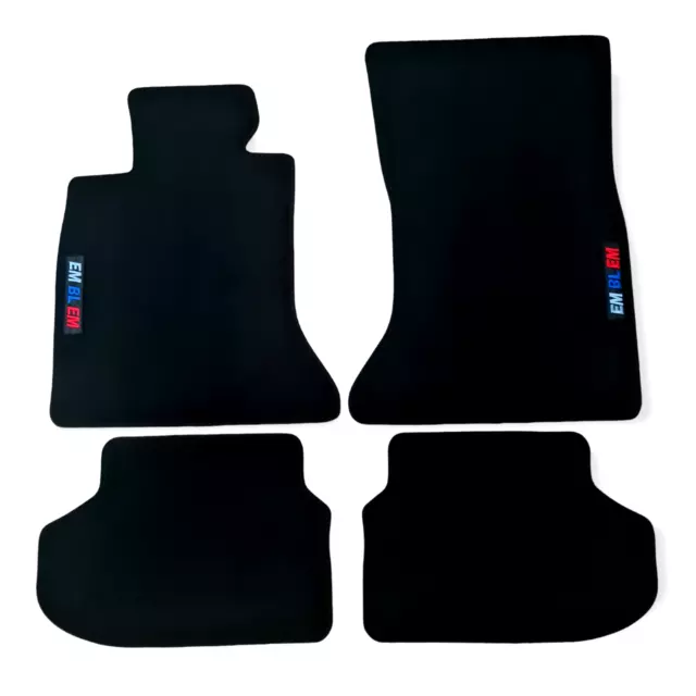 Car Floor Mats Velour For BMW M5 F10 F11 Waterproof Black Carpet Auto Liners New