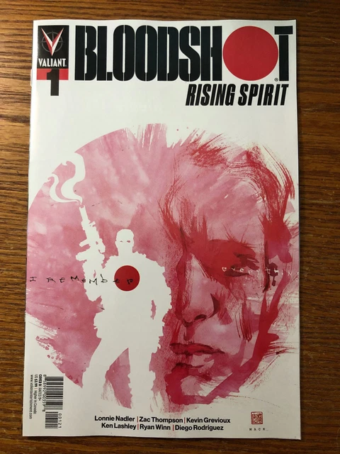 Bloodshot Rising Spirit #1 Cover B Mack Variant Valiant Comics 2018 NM