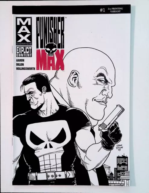 PunisherMax (2010) #1 VF/NM Marvel Comic Book 2nd Print Variant Kingpin