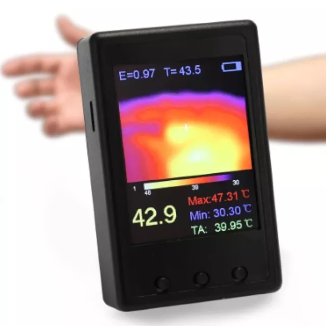 Wärmebildkamera Digitale Wärmebildkamera IR Infrarot-Thermometer Sensor 2,4 Zoll