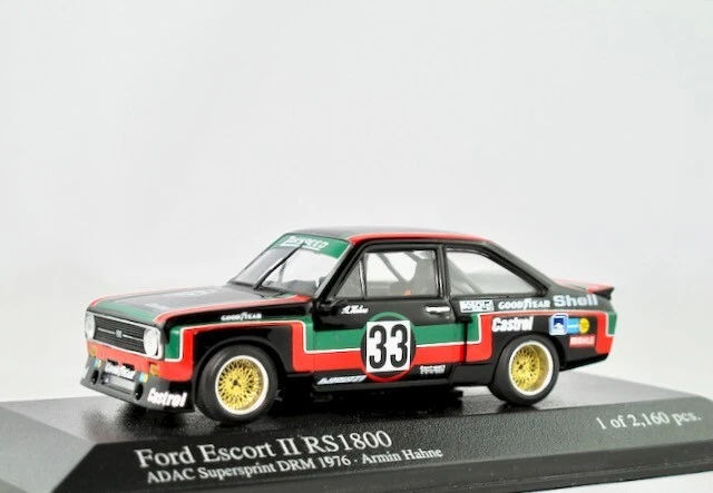 Ford Escort II RS1800  #33 A.Hahne  ADAC Supersprint DRM 1976 / Minichamps 1:43