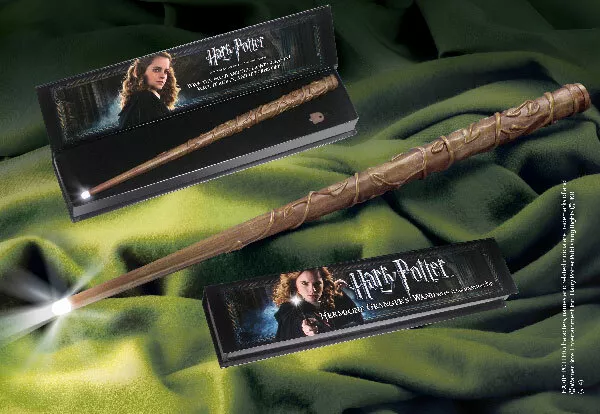 NOBLE COLLECTION - BAGUETTE LUMINEUSE OFFICIELLE - HERMIONE GRANGER Neuf