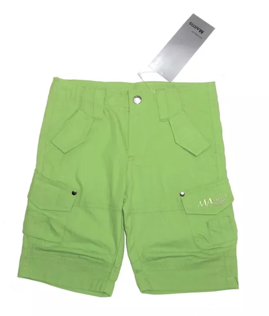 Pantaloncini Corti Pantaloni Combat Bambini Ragazzi Regolabile Verde 86 92 110