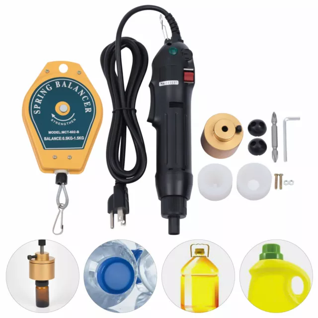 Handheld Manual Electric Bottle Capping Machine Screw Cap Capper Sealing Tool