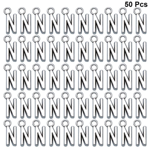 100 pcs Buchstabe k Initial Charme Armband Alphabet Pendent Charme 5