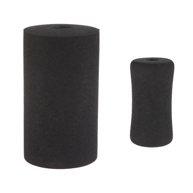 Rouleaux De Coussinets En Mousse Paire - Remplacement Pour Machines De Gym - Revêtement Cuir - Pour Banc Leg Curl/Extension