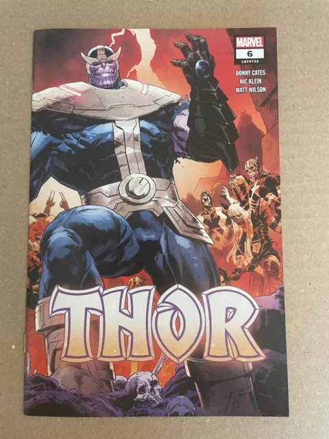 Thor #6 2nd printing — Thanos wraparound cover Black Winter — Donny Cates — NM+