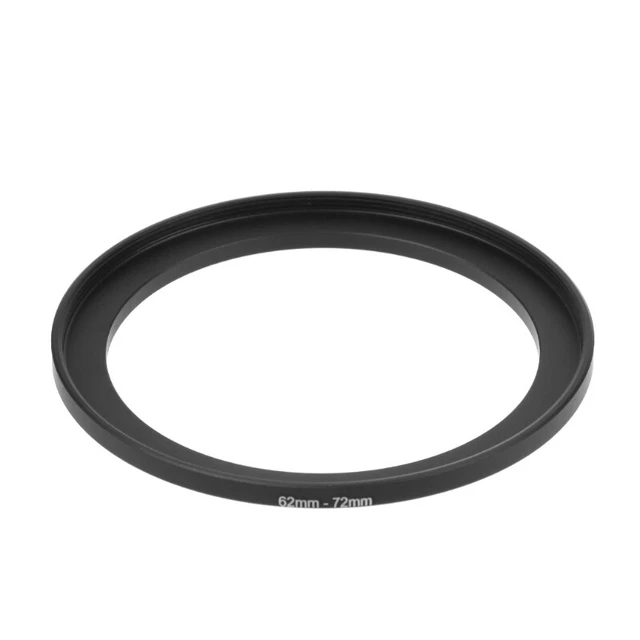Anelli step up in metallo da 62 mm a 72 mm adattatore obiettivo filtro fotocamera accessori strumenti nuovo