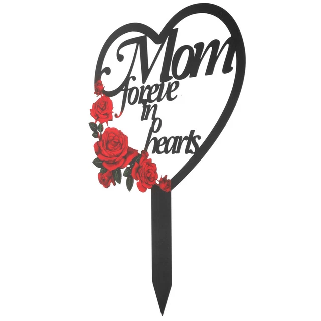 Memorial Grave Marker Memorial Sign Marker Plaque Cross Mother