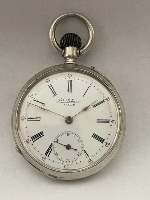 TASCHENUHR KAISER WILHELM ILöbner BerlinWunderschöne Seltene UhrBox