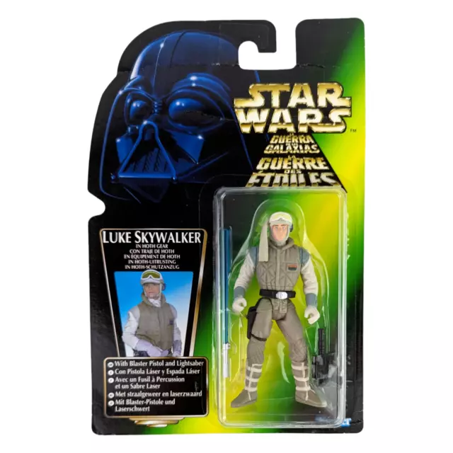Star Wars 1996 Kenner POTF 2 Luke Skywalker Hoth Gear Trilogo MOC