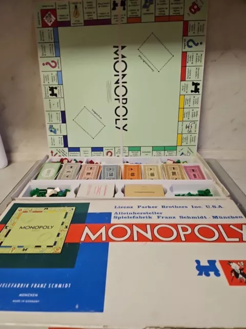 Monopoly classic deutsch (Deutsche Mark) aus den 1960ern/ 1970ern gut bespielt