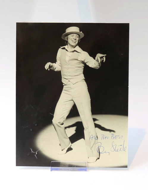 Tommy Steele HALF A SIXPENCE Hand Signed Autographed Photo 10x8 VINTAGE