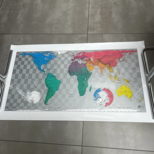 The Future Mapping Company - World magnetic map (- 1015mm x 575mm)